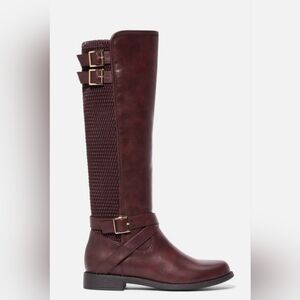 JustFab | Tessa Textured Flat Boot
